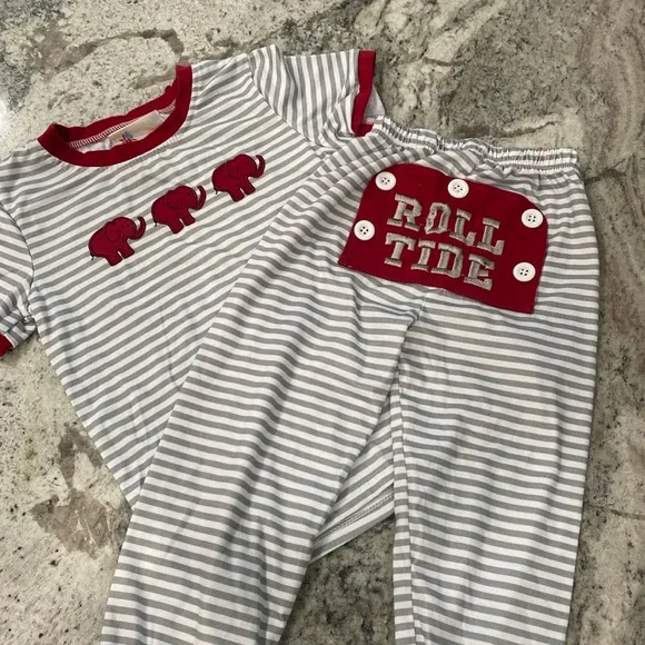 Boutique roll tide unisex pjs 4T - Picture 1 of 1